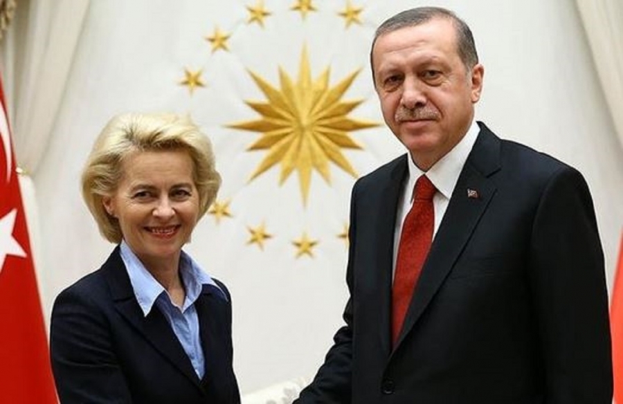 Συνομιλία Von der Leyen - Erdogan για σχέσεις ΕΕ - Τουρκίας και Ανατολική Μεσόγειο