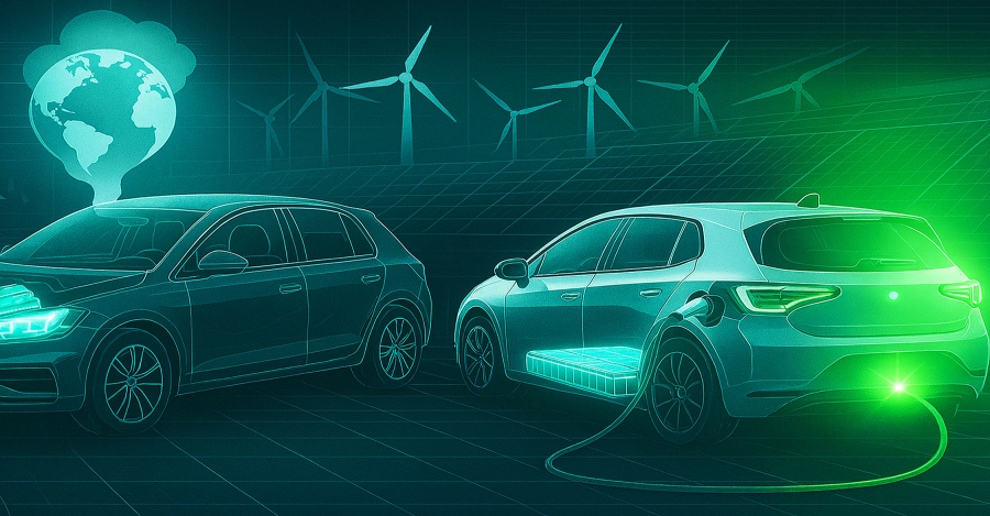 Ηλεκτρικά vs θερμικά: Τέσσερις φορές λιγότερες εκπομπές για τα BEV