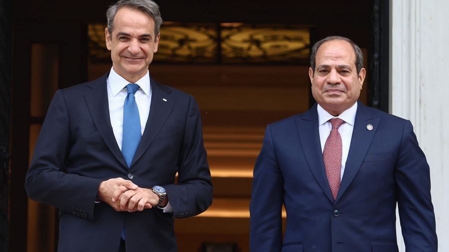 Tηλεφωνική επικοινωνία Μητσοτάκη με τον πρόεδρο της Αιγύπτου - Στο επίκεντρο η Γάζα