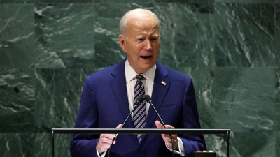 Biden (ΗΠΑ) από ΟΗΕ: «Η Ρωσία πιστεύει ότι ο κόσμος θα κουραστεί και θα συνεχίσει τη βαρβαρότητα στην Ουκρανία»