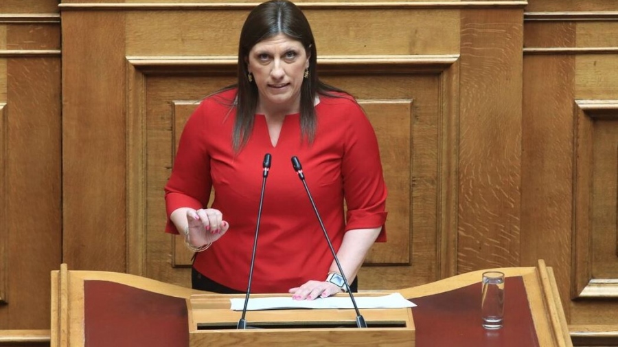 Ζ.Κωνσταντοπούλου (Πλεύση Ελευθερίας) από τη Βουλή για πυρκαγιές: Η χρόνια αναξιοκρατία, η διαφθορά και η ατιμωρησία σκοτώνουν