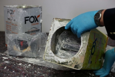 Κατασχέθηκαν 23 τόνοι κοκαΐνης αξίας 600 εκατομμυρίων ευρώ - Μεταφέρονταν μέσα σε... μπογιές