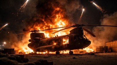 Αμόκ στο Κουβέιτ: Οι Ιρανοί πυρπόλησαν αμερικανικά ελικόπτερα Chinook και Super Stallion με drones - Ντοκουμέντα σοκ (photos)