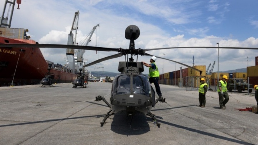 Έφθασαν στην Ελλάδα 70 ελικόπτερα αναγνώρισης OH-58D Kiowa Warrior και 1 μεταφορικό CH - 47 Chinook