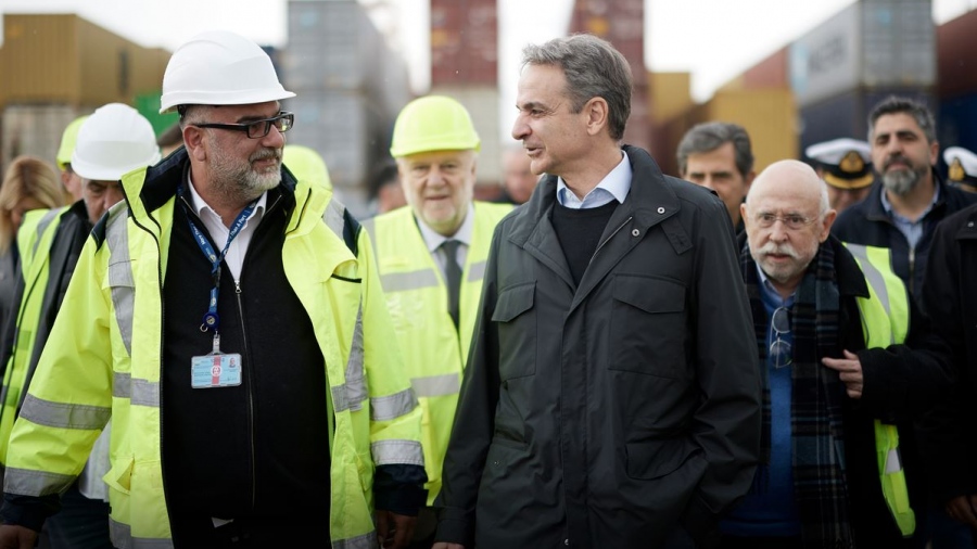 Μητσοτάκης: Το λιμάνι της Θεσσαλονίκης θα αναβαθμιστεί συνολικά, θα μετατραπεί σε έναν πλήρη διαμετακομιστικό κόμβο