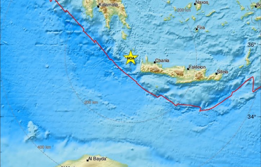 Ισχυρός σεισμός 6,1 Ρίχτερ, δυτικά της Κρήτης - Ιδιαίτερα αισθητός στην Αθήνα - Τσελέντης: Μας έσωσε το βάθος