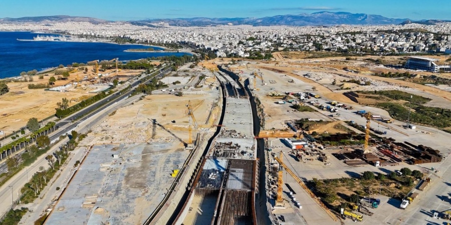 Ελληνικό: Προχωρά με ταχείς ρυθμούς η υπογειοποίηση της Ποσειδώνος
