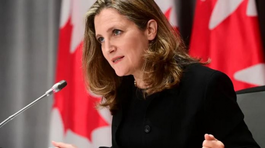 Freeland (ΥΠΟΙΚ Καναδά) για τη Ρωσία στους G20: Σαν να καλείς πυρομανή σε σύνοδο πυροσβεστών