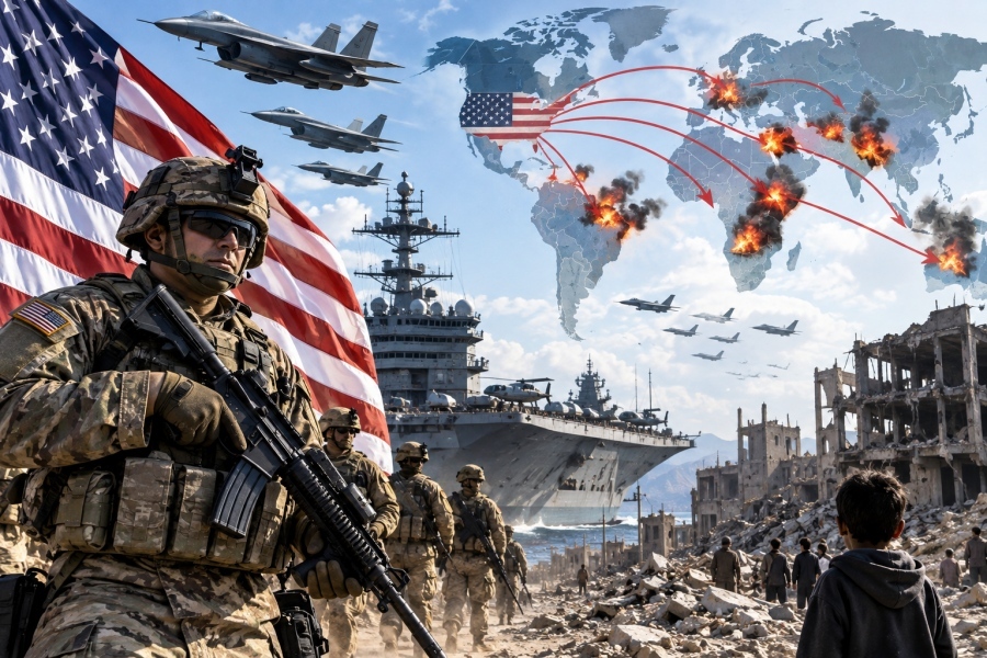 The dark machine of US warfare – Flattening dozens of countries and labeling crimes as 