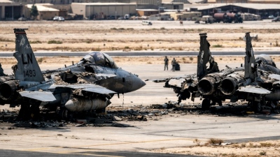 Shock rampage as Iran devastates Tel Nof base, destroys F 15 in Jordan, issues drone warning to Syrian jihadists