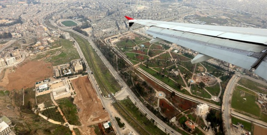 Συρία: Την πρώτη του πτήση δέχτηκε, μετά από οχτώ χρόνια διακοπής, το αεροδρόμιο του Χαλεπιού