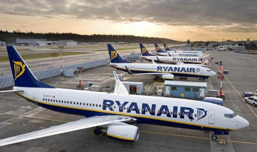 Μειώνει τις πτήσεις της η Ryanair Σεπτέμβριο και Οκτώβριο