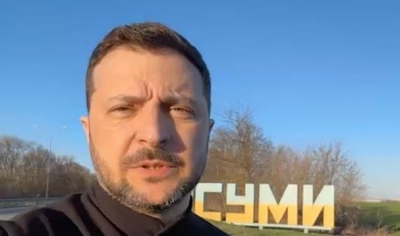Κίνηση υψηλού ρίσκου από Zelensky – Πήγε σε περιοχές που συνορεύουν με τη Ρωσία