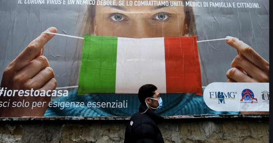 Μάσκα παντού στην Ιταλία