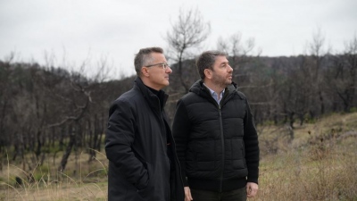 Στο δάσος της Δαδιάς ο Ανδρουλάκης: Ολοκληρωμένο σχέδιο αποκατάστασης του φυσικού πλούτου και των καταστροφών