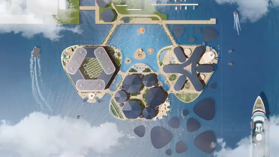 Πρωτοποριακό: Αυτή είναι η πρώτη πλωτή πόλη στον κόσμο - Δείτε σε ποια χώρα σχεδιάστηκε