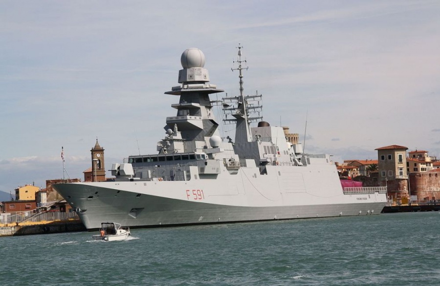 Ιταλική φρεγάτα στη Λάρνακα - Θα συμμετάσχει σε στρατιωτική άσκηση με το κυπριακό Ναυτικό