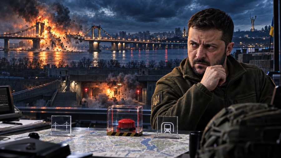 Zelensky ordered bridges, metro blown up, ex-spokesperson claims
