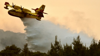 Φωτιά στην περιοχή Πύρριχος της ανατολικής Μάνης - Στο έργο της κατάσβεσης και εναέρια μέσα