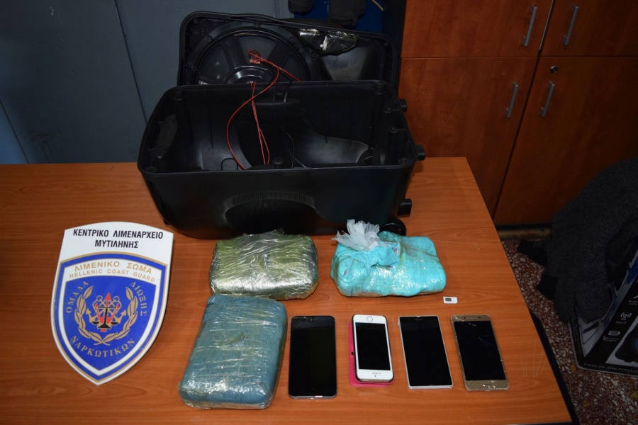 Σύλληψη δυο αλλοδαπών για κατοχή και διακίνηση ναρκωτικών στη Μυτιλήνη