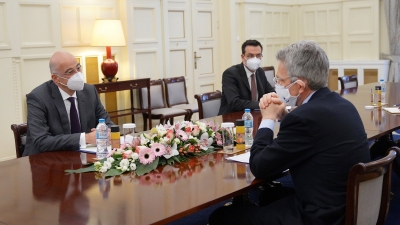 Συνάντηση Δένδια με Pyatt - Στο τραπέζι οι εξελίξεις στην Ανατολική Μεσόγειο