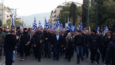 Στο Σύνταγμα ο Μιχαλολιάκος: Η Μακεδονία ήταν, είναι και θα είναι Ελληνική
