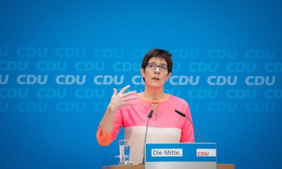 Karrenbauer (CDU): Στηρίζουμε τον Μεγάλο Συνασπισμό - Δεν θα επηρεάσει η παραίτηση Nahles