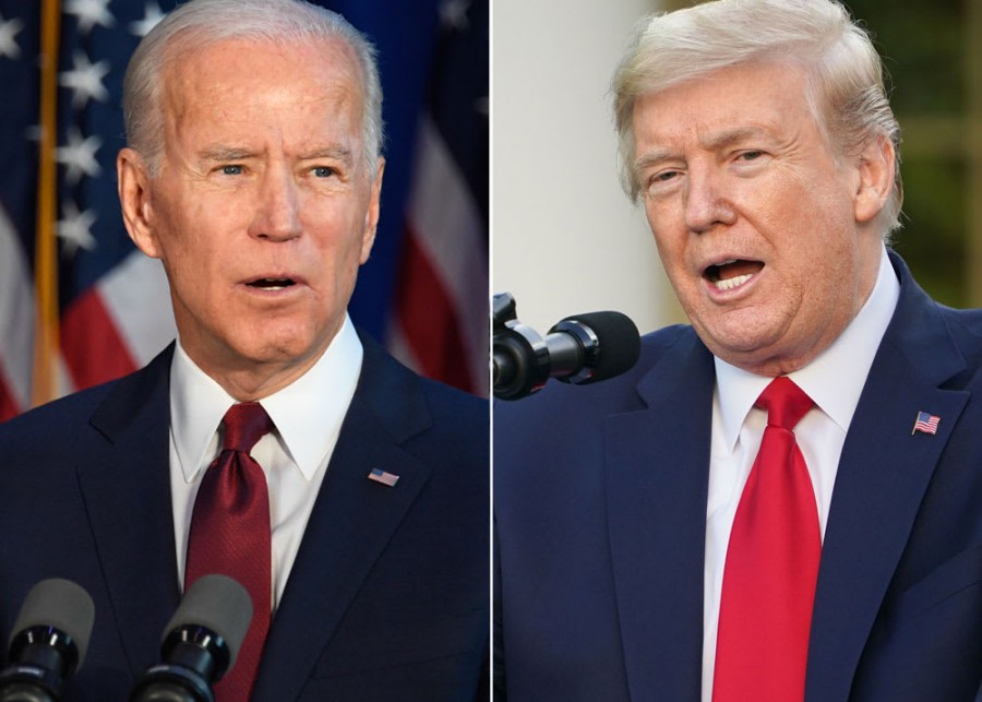 Εκλογές ΗΠΑ: Μικρό προβάδισμα Biden έναντι του Trump σε τέσσερις κρίσιμες πολιτείες