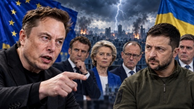 «Άστραψε και βρόντηξε» ξανά ο Musk κατά Ευρωπαίων ηγετών, Zelensky, ουκρανικής ελίτ: «Αποβράσματα... θέλετε νεκρό και τον τελευταίο Ουκρανό»