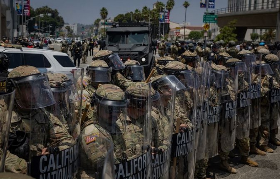 Εντυπωσιακό - Περισσότεροι Αμερικανοί στρατιώτες στο Λος Άντζελες από ότι σε Ιράκ, Συρία - Trump: «Εισβολή ξένων εχθρών»
