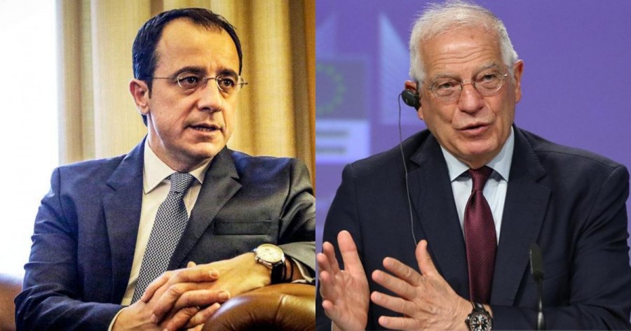 Τηλεφωνική επικοινωνία Χριστοδουλίδη - Borrell