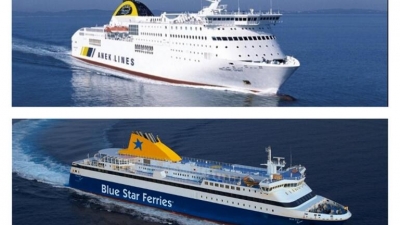 ΑΝΕΚ Lines και Blue Star Ferries στήριξαν τους σεισμόπληκτους στην Κρήτη