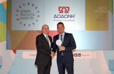 Δύο χρυσά βραβεία για τη ΔΩΔΩΝΗ στα φετινά Greek Export Awards