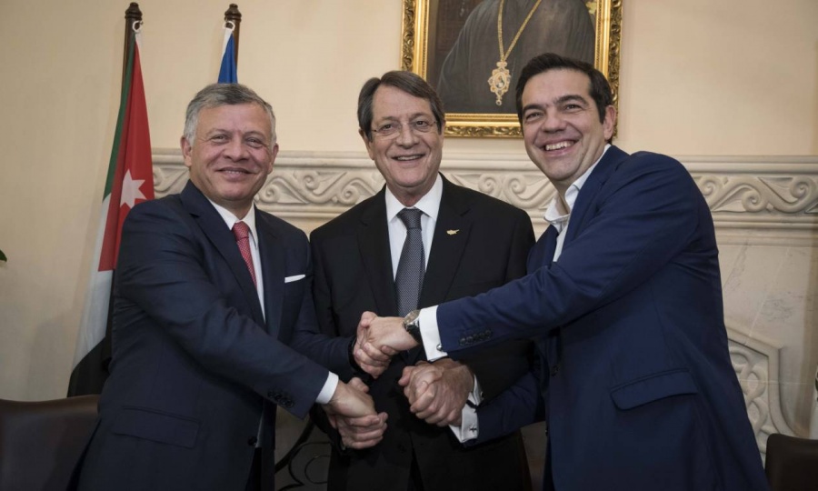 Αμάν: Οικονομική και επιχειρηματική συνεργασία Ελλάδας - Κύπρου - Ιορδανίας εγκαινιάζουν σήμερα οι τρεις ηγέτες