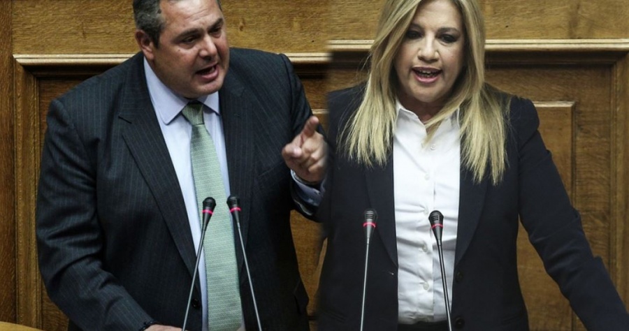 Καμμένος σε Γεννηματά: Εκπροσωπείτε την κλαδική των διαρρηκτών