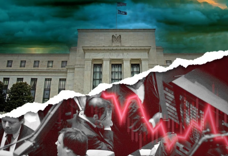 Εφιαλτικό σενάριο για τις αγορές -  Ηλεκτροσόκ σε μετοχές και bitcoin, κερδίζει έδαφος η στάση αναμονής από τη Fed