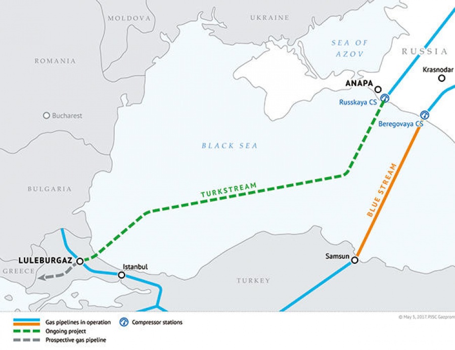 Στην κοινοπραξία Arkad η κατασκευή του βουλγαρικού τμήματος του αγωγού Turkish Stream