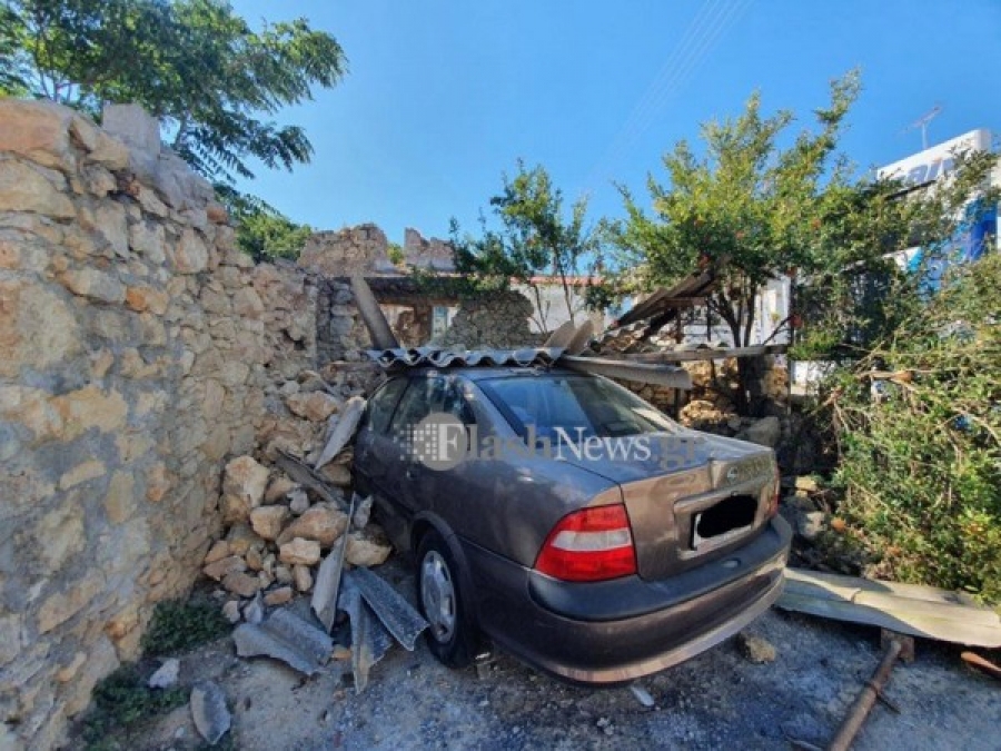Κρήτη – Συγκλονίζουν οι εικόνες από το χτύπημα του Εγκέλαδου