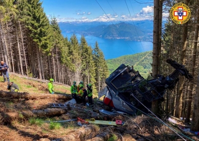 Ιταλία: Εννέα οι νεκροί από την πτώση καμπίνας τελεφερίκ