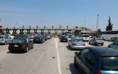 Μεγάλη ταλαιπωρία για τους οδηγούς στα διόδια στα Μάλγαρα λόγω έργων