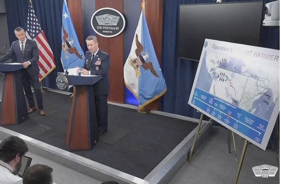 Hegseth (Υπ. Άμυνας ΗΠΑ): Ιστορικό το πλήγμα στο Ιράν, ήταν η μεγαλύτερη αποστολή B - 2 από το 2001