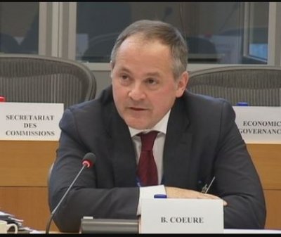 Coeure (ΕΚΤ): Τα χαμηλά επιτόκια είναι κίνδυνος για την οικονομική ανάπτυξη