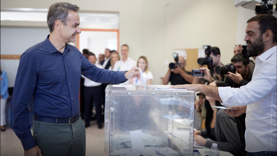 Στην Κηφισιά ψήφισε ο Μητσοτάκης: Η ΝΔ έχει δώσει πολιτική διάσταση στις εκλογές για τις 13 Περιφέρειες και τους μεγάλους δήμους