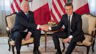 Γαλλική προεδρία: Ιδιαίτερα εποικοδομητική η συνάντηση Trump – Macron