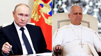 Έκτακτη τηλεφωνική επικοινωνία του Putin με τον Πάπα Λέοντα ΙΔ - Η Ουκρανία στο επίκεντρο