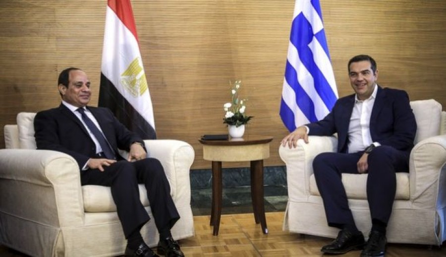 Συνάντηση Τσίπρα με el-Sisi, στο επίκεντρο η κρίση στην Ανατολική Μεσόγειο