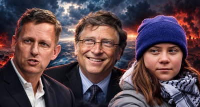 Δισεκατομμυριούχος σοκάρει: O Bill Gates είναι ο Αντίχριστος και η Greta Thunberg η σκιά του – Γιατί έρχεται η Αποκάλυψη