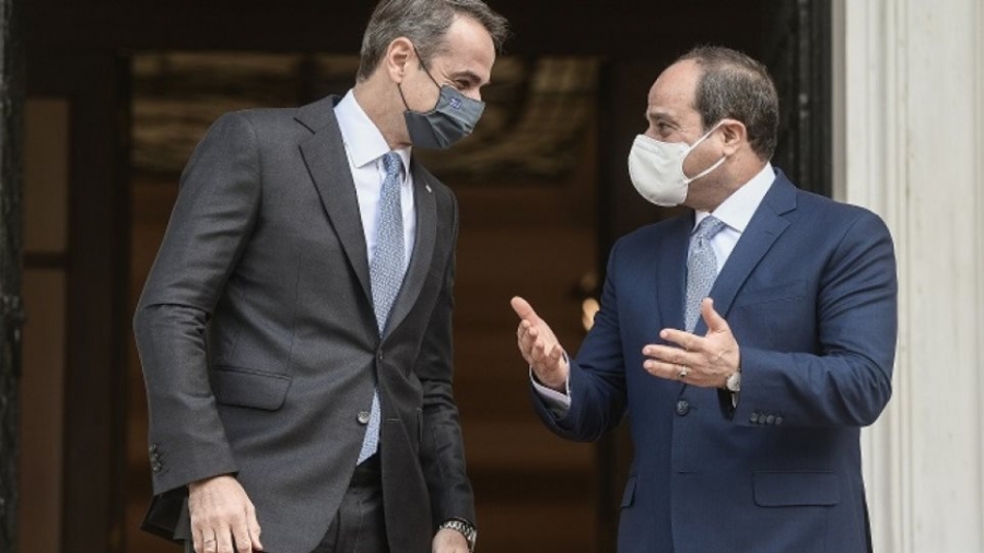 Μητσοτάκης - Αl Sisi: Προτεραιότητα η ηλεκτρική διασύνδεση Ελλάδας - Αιγύπτου