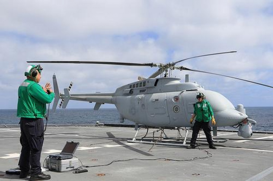 Το νέο αυτόνομο ελικόπτερο του ναυτικού των ΗΠΑ που βρίσκεται σε πλοίο με τεχνολογία stealth