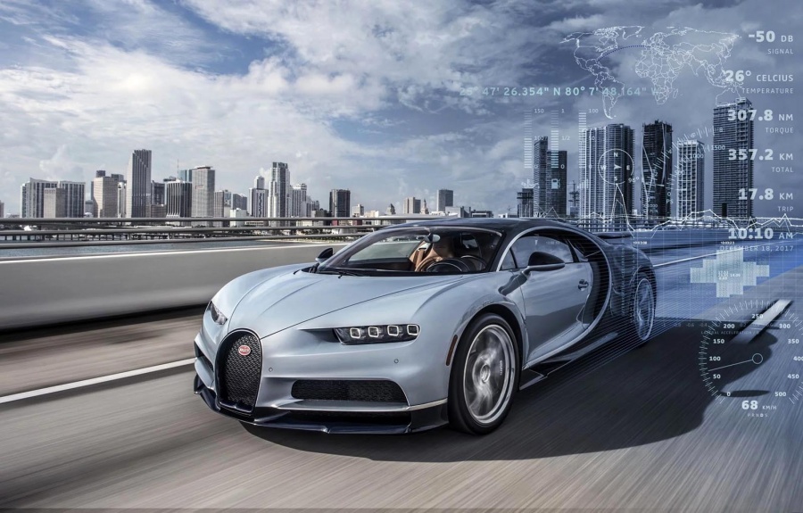Νέο online σύστημα ελέγχου για την Bugatti Chiron